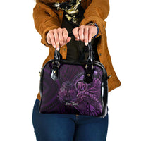 Personalised Polynesia Zodiac Virgo Shoulder Handbag Galaxy Polynesian Pattern Chest Tattoo Style