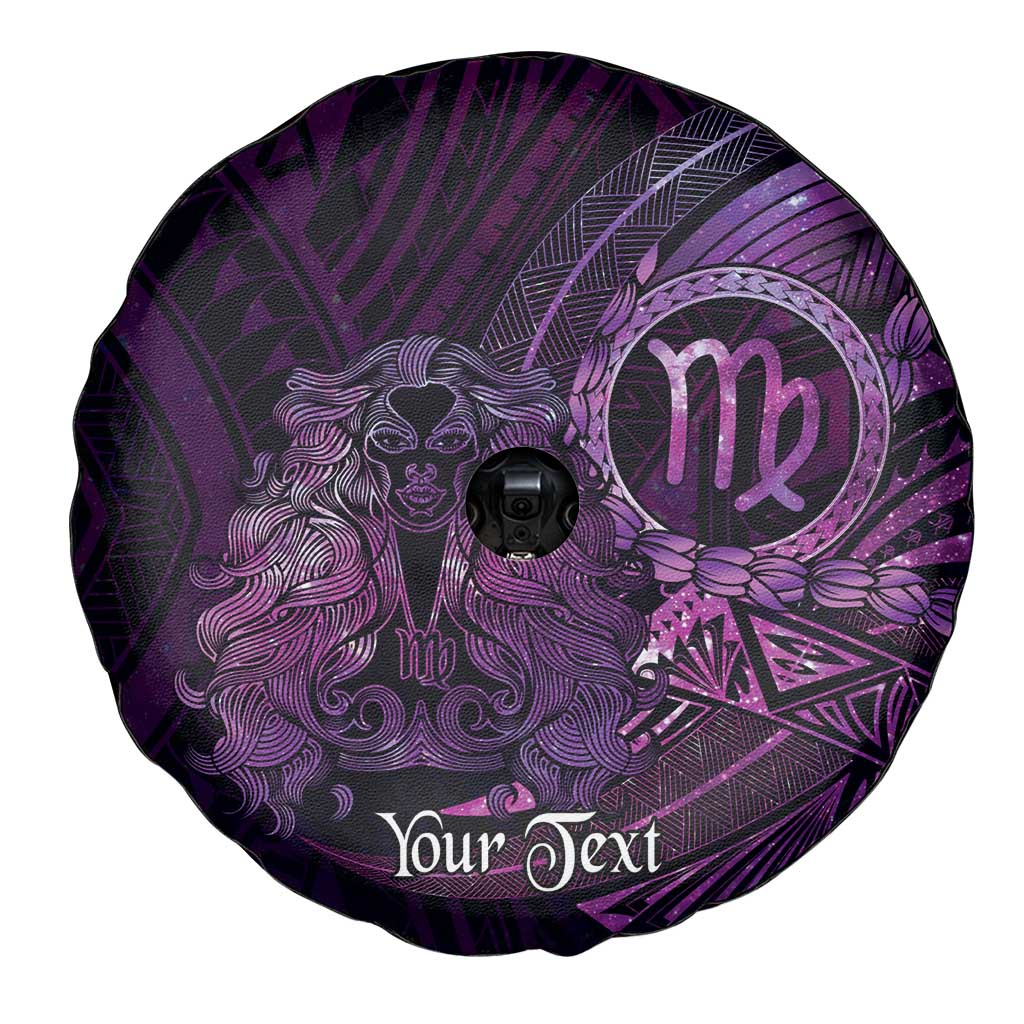 Personalised Polynesia Zodiac Virgo Spare Tire Cover Galaxy Polynesian Pattern Chest Tattoo Style LT14 - Polynesian Pride