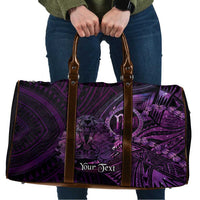 Personalised Polynesia Zodiac Virgo Travel Bag Galaxy Polynesian Pattern Chest Tattoo Style