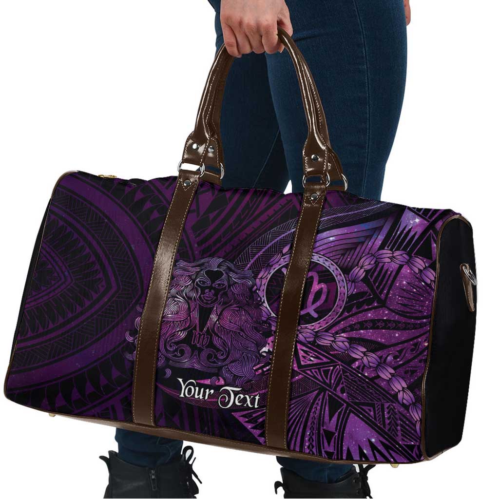 Personalised Polynesia Zodiac Virgo Travel Bag Galaxy Polynesian Pattern Chest Tattoo Style