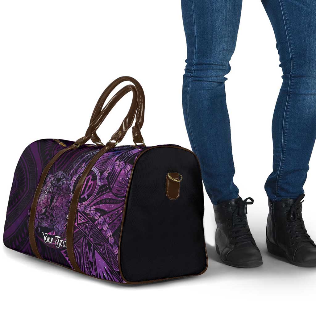 Personalised Polynesia Zodiac Virgo Travel Bag Galaxy Polynesian Pattern Chest Tattoo Style