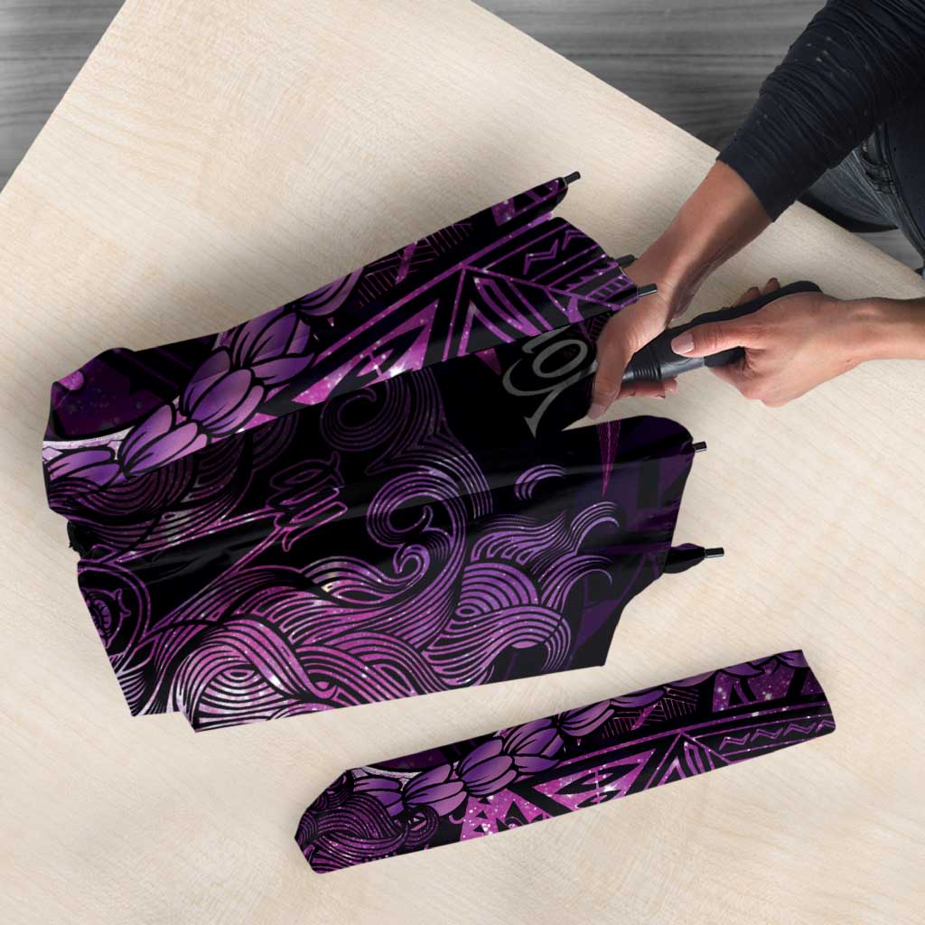 Personalised Polynesia Zodiac Virgo Umbrella Galaxy Polynesian Pattern Chest Tattoo Style LT14 - Polynesian Pride