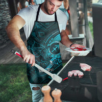 Personalised Polynesia Zodiac Sagittarius Apron Galaxy Polynesian Pattern Chest Tattoo Style LT14 - Polynesian Pride