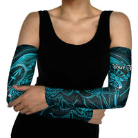 Personalised Polynesia Zodiac Sagittarius Arm Sleeves Galaxy Polynesian Pattern Chest Tattoo Style LT14 - Polynesian Pride