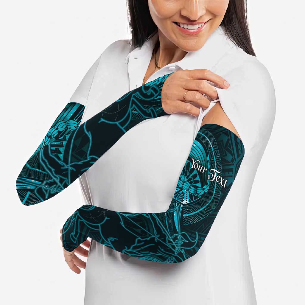Personalised Polynesia Zodiac Sagittarius Arm Sleeves Galaxy Polynesian Pattern Chest Tattoo Style LT14 - Polynesian Pride