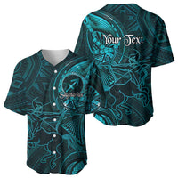 Personalised Polynesia Zodiac Sagittarius Baseball Jersey Galaxy Polynesian Pattern Chest Tattoo Style LT14 - Polynesian Pride