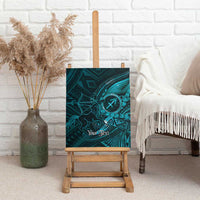 Personalised Polynesia Zodiac Sagittarius Canvas Wall Art Galaxy Polynesian Pattern Chest Tattoo Style LT14 - Polynesian Pride