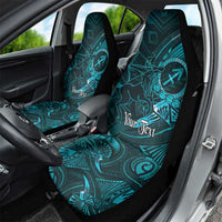 Personalised Polynesia Zodiac Sagittarius Car Seat Cover Galaxy Polynesian Pattern Chest Tattoo Style LT14 - Polynesian Pride