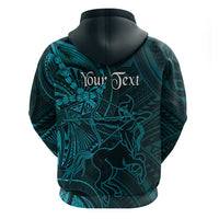 Personalised Polynesia Zodiac Sagittarius Hoodie Galaxy Polynesian Pattern Chest Tattoo Style LT14 - Polynesian Pride
