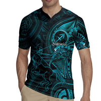 Personalised Polynesia Zodiac Sagittarius Rugby Jersey Galaxy Polynesian Pattern Chest Tattoo Style LT14 - Polynesian Pride