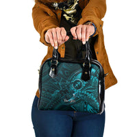 Personalised Polynesia Zodiac Sagittarius Shoulder Handbag Galaxy Polynesian Pattern Chest Tattoo Style