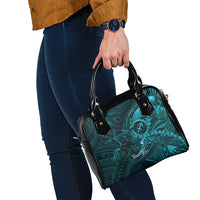 Personalised Polynesia Zodiac Sagittarius Shoulder Handbag Galaxy Polynesian Pattern Chest Tattoo Style