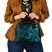 Personalised Polynesia Zodiac Sagittarius Shoulder Handbag Galaxy Polynesian Pattern Chest Tattoo Style