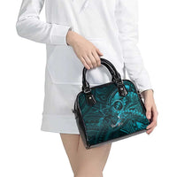 Personalised Polynesia Zodiac Sagittarius Shoulder Handbag Galaxy Polynesian Pattern Chest Tattoo Style