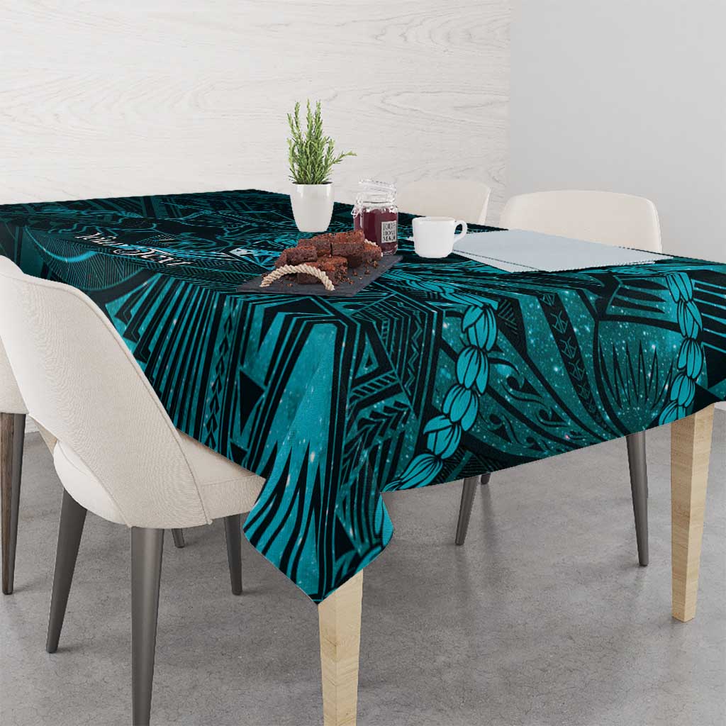Personalised Polynesia Zodiac Sagittarius Tablecloth Galaxy Polynesian Pattern Chest Tattoo Style LT14 - Polynesian Pride