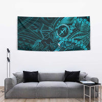 Personalised Polynesia Zodiac Sagittarius Tapestry Galaxy Polynesian Pattern Chest Tattoo Style LT14 - Polynesian Pride