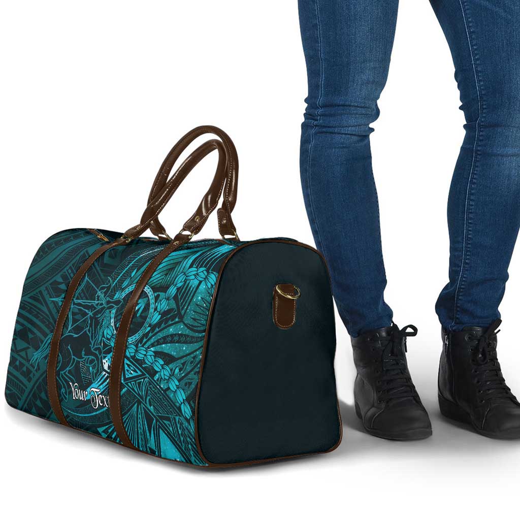 Personalised Polynesia Zodiac Sagittarius Travel Bag Galaxy Polynesian Pattern Chest Tattoo Style LT14 - Polynesian Pride