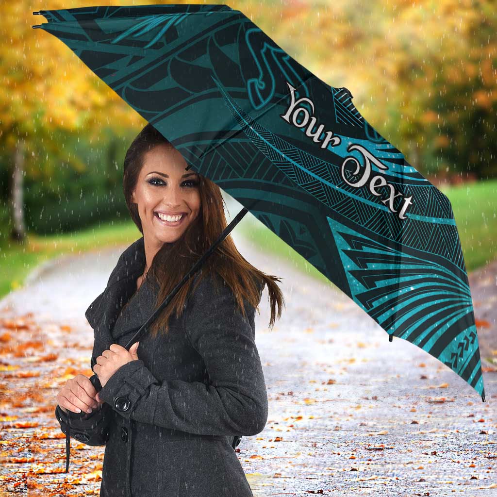 Personalised Polynesia Zodiac Sagittarius Umbrella Galaxy Polynesian Pattern Chest Tattoo Style