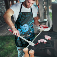 Personalised Polynesia Zodiac Aquarius Apron Galaxy Polynesian Pattern Chest Tattoo Style LT14 - Polynesian Pride