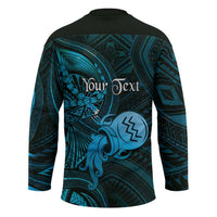 Personalised Polynesia Zodiac Aquarius Hockey Jersey Galaxy Polynesian Pattern Chest Tattoo Style LT14 - Polynesian Pride