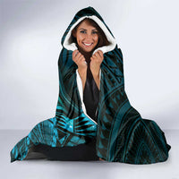 Personalised Polynesia Zodiac Aquarius Hooded Blanket Galaxy Polynesian Pattern Chest Tattoo Style LT14 - Polynesian Pride