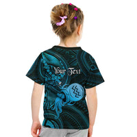 Personalised Polynesia Zodiac Aquarius Kid T Shirt Galaxy Polynesian Pattern Chest Tattoo Style