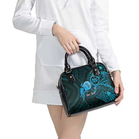 Personalised Polynesia Zodiac Aquarius Shoulder Handbag Galaxy Polynesian Pattern Chest Tattoo Style LT14 - Polynesian Pride