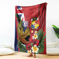 Hawaii And Tonga Blanket Shark Tattoo With Tongan Coat Of Arms LT14 - Polynesian Pride