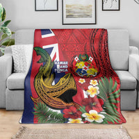 Hawaii And Tonga Blanket Shark Tattoo With Tongan Coat Of Arms LT14 - Polynesian Pride