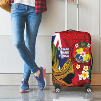 Hawaii And Tonga Luggage Cover Shark Tattoo With Tongan Coat Of Arms