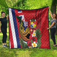 Hawaii And Tonga Quilt Shark Tattoo With Tongan Coat Of Arms
