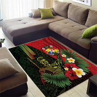 Hawaii And Tonga Area Rug King Kamehameha Tribal Ngatu Pattern