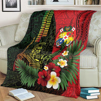 Hawaii And Tonga Blanket King Kamehameha Tribal Ngatu Pattern LT14 - Polynesian Pride
