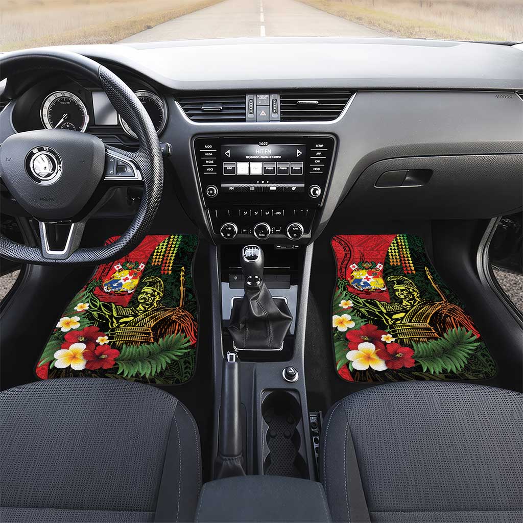 Hawaii And Tonga Car Mats King Kamehameha Tribal Ngatu Pattern