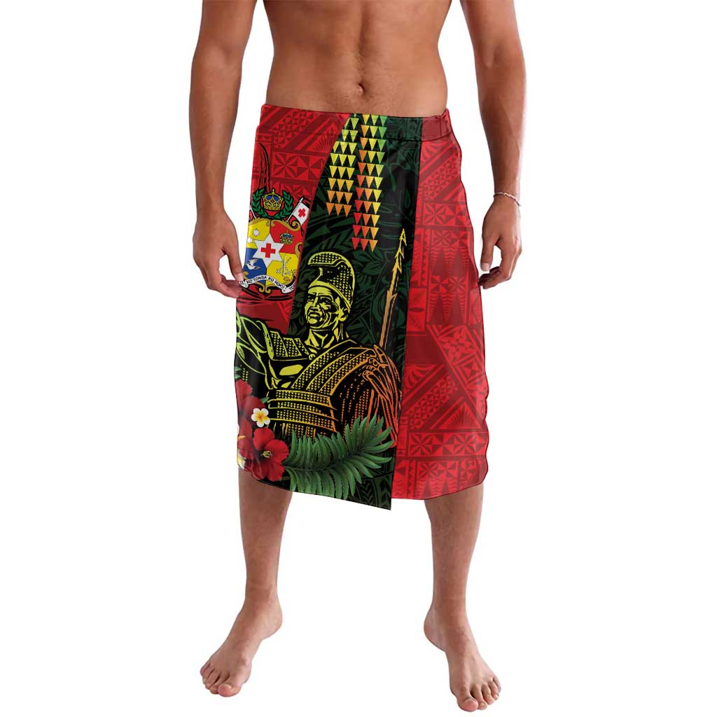 Hawaii And Tonga Lavalava King Kamehameha Tribal Ngatu Pattern