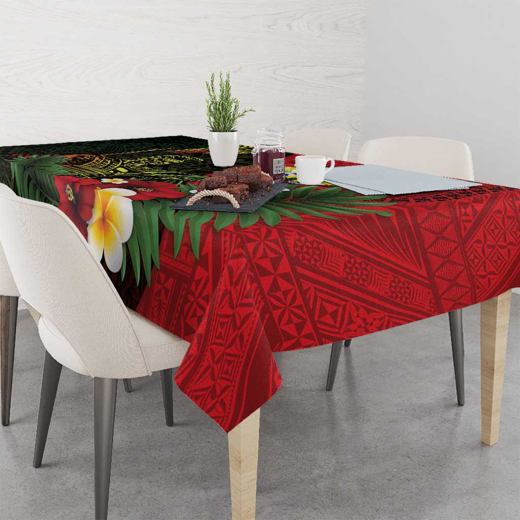 Hawaii And Tonga Tablecloth King Kamehameha Tribal Ngatu Pattern LT14 - Polynesian Pride