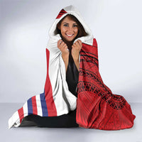 Hawaii And Tonga Hooded Blanket King Kalakaua Tribal Gecko Tongan Ngatu LT14 - Polynesian Pride