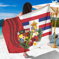 Hawaii And Tonga Sarong King Kalakaua Tribal Gecko Tongan Ngatu