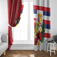 Hawaii And Tonga Window Curtain King Kalakaua Tribal Gecko Tongan Ngatu LT14 - Polynesian Pride