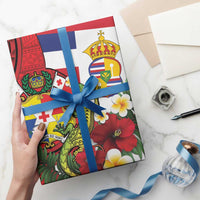 Hawaii And Tonga Wrapping Paper King Kalakaua Tribal Gecko Tongan Ngatu - Polynesian Pride