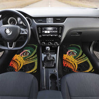 Personalised Vanuatu Independence Day Car Mats July 30 Pig Tusk Long God Yumi Stanap LT14 Set 2pcs - Front Black - Polynesian Pride