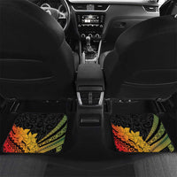 Personalised Vanuatu Independence Day Car Mats July 30 Pig Tusk Long God Yumi Stanap LT14 Set 2pcs - Back Black - Polynesian Pride