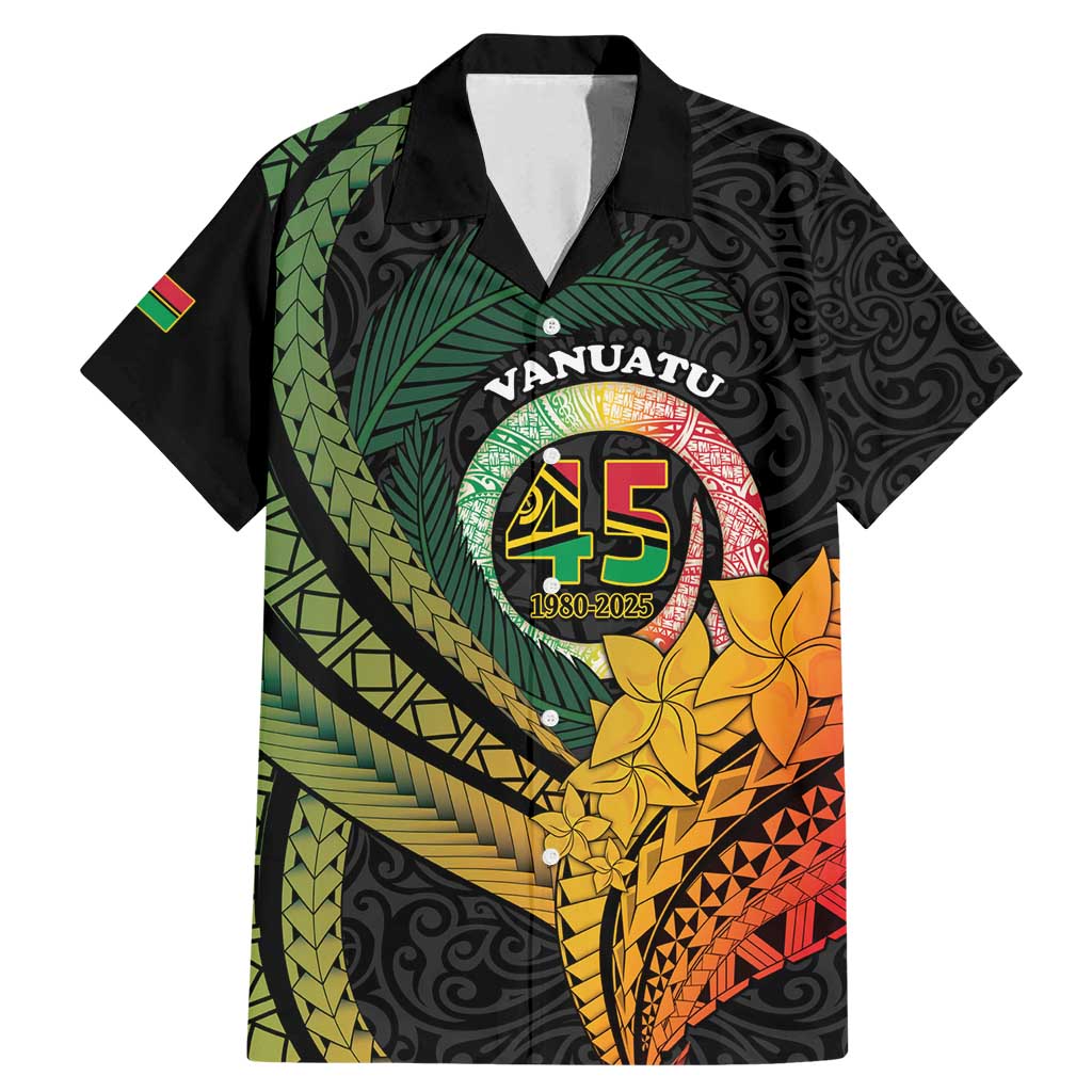 Personalised Vanuatu Independence Day Family Matching Mermaid Dress and Hawaiian Shirt July 30 Pig Tusk Long God Yumi Stanap