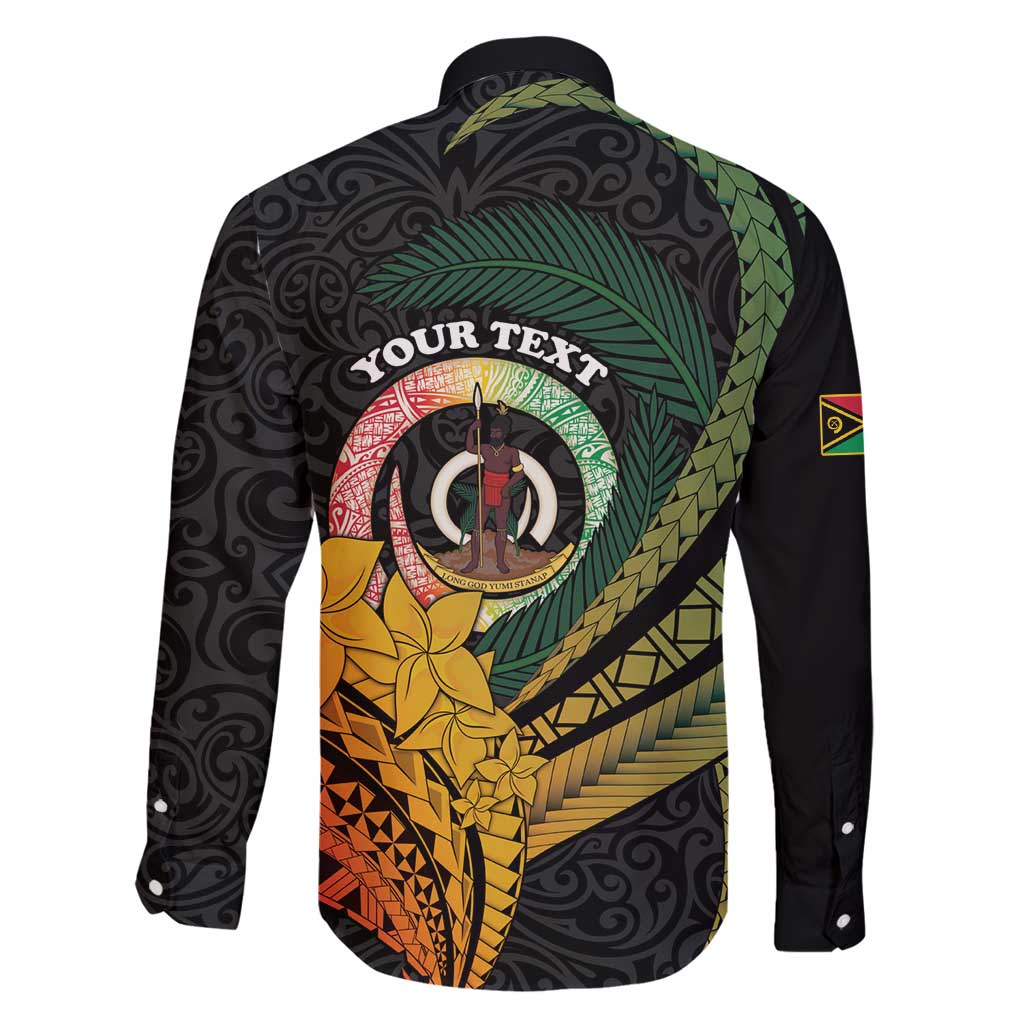 Personalised Vanuatu Independence Day Family Matching Mermaid Dress and Hawaiian Shirt July 30 Pig Tusk Long God Yumi Stanap