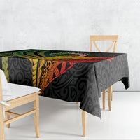 Personalised Vanuatu Independence Day Tablecloth July 30 Pig Tusk Long God Yumi Stanap LT14 - Polynesian Pride