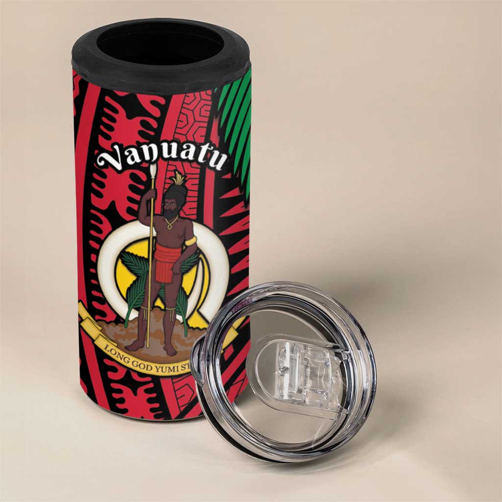 Halo Vanuatu 4 in 1 Can Cooler Tumbler Happy 45th Independence Anniversary LT14 - Polynesian Pride