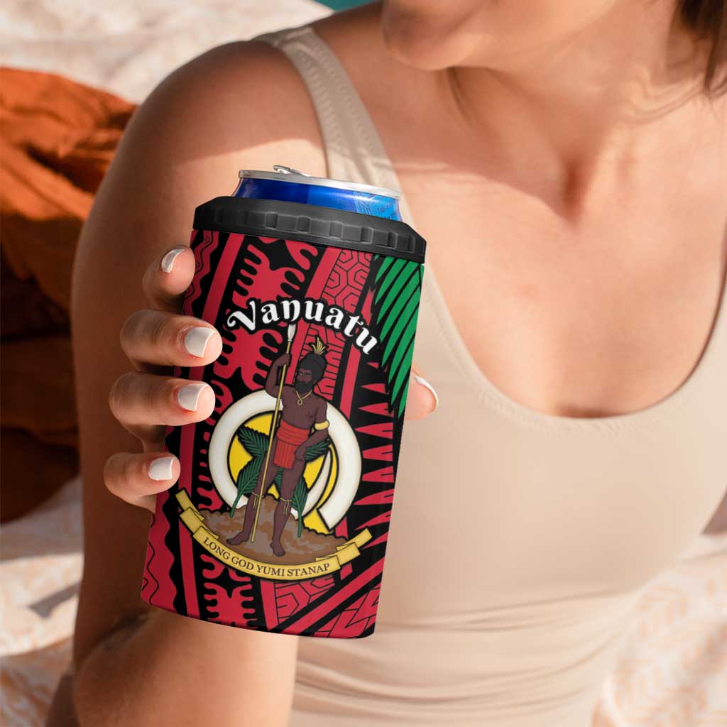 Halo Vanuatu 4 in 1 Can Cooler Tumbler Happy 45th Independence Anniversary LT14 - Polynesian Pride