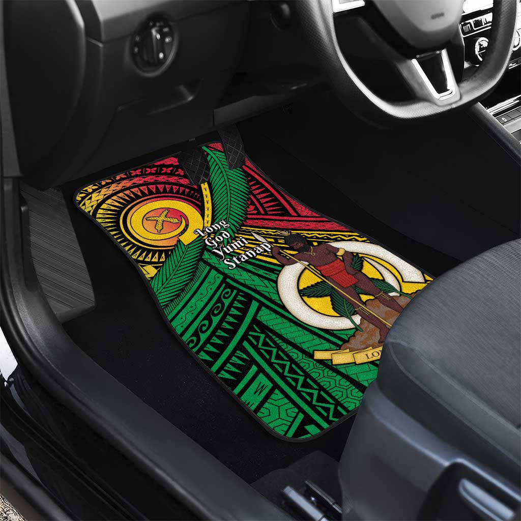 Halo Vanuatu Car Mats Happy 45th Independence Anniversary LT14 - Polynesian Pride