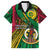 Halo Vanuatu Family Matching Off Shoulder Maxi Dress and Hawaiian Shirt Happy 45th Independence Anniversary