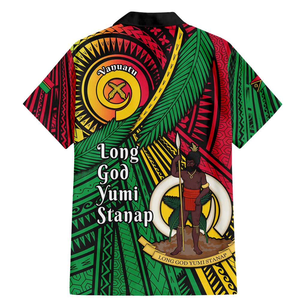 Halo Vanuatu Family Matching Off Shoulder Maxi Dress and Hawaiian Shirt Happy 45th Independence Anniversary
